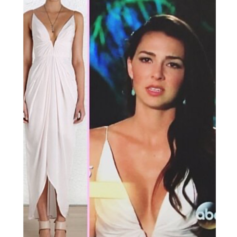 Silk Zimmermann Sleeveless Plunge Gown